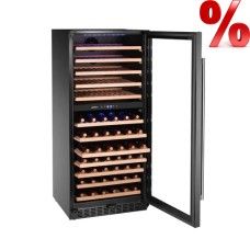 VYNO ŠALDYTUVAS, 2 zonų, 265L, Juodas, 570x595x(H)1400mm VYNO ŠALDYTUVAS, 2 zonų, 265L, Juodas, 570x595x(H)1400mm